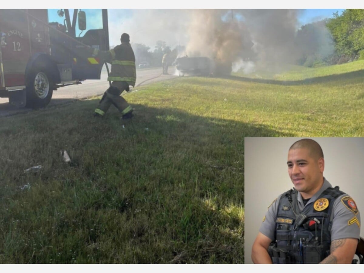 Tulsa County deputy saves 3 from burning vehicle | Broken Arrow Sentinel