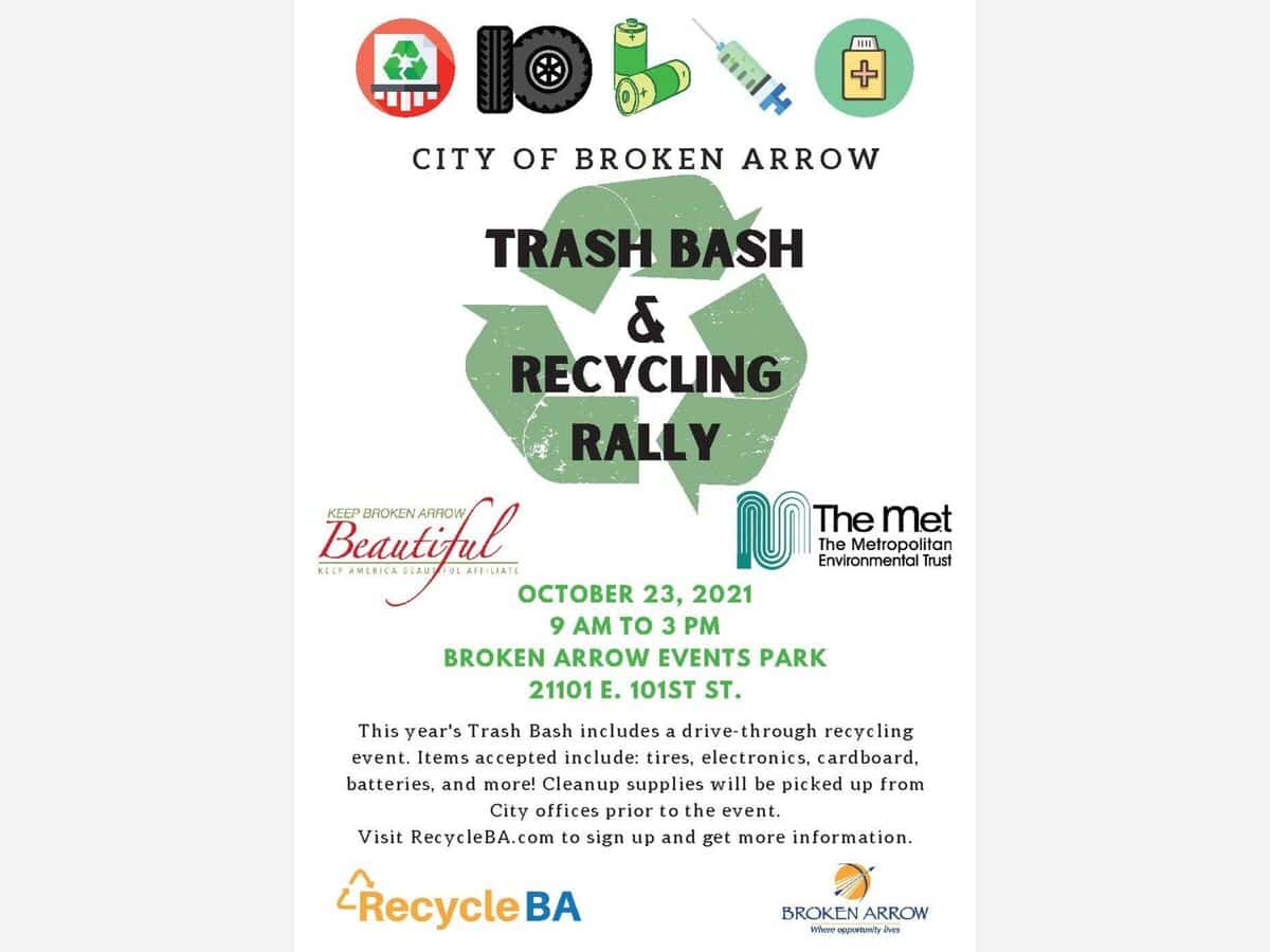 City of Broken Arrow Trash Bash & Recycling Rally 2021 | Broken Arrow ...