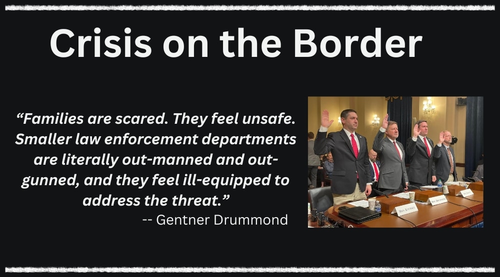 Drummond OK law enforcement ‘outmanned and outgunned’ by foreign crime syndicates Broken