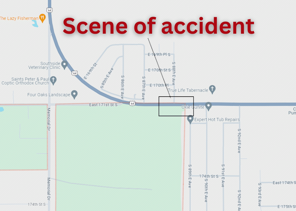 Scene of accident