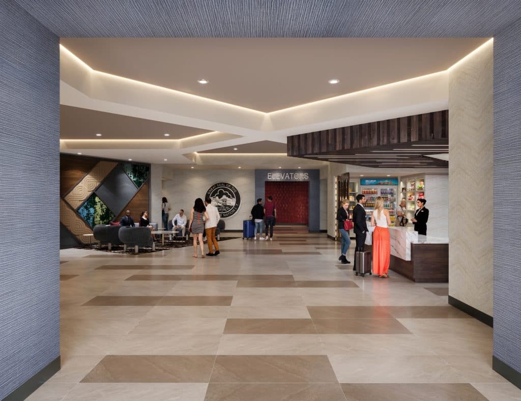 Coweta Casino Hotel Lobby