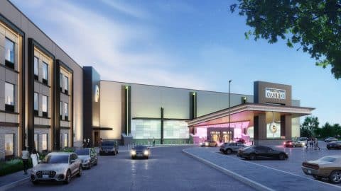 Coweta Casino Hotel Night View