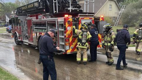 Broken Arrow Fire Department scene