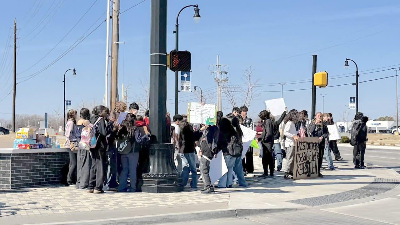 Broken Arrow student protest 2026