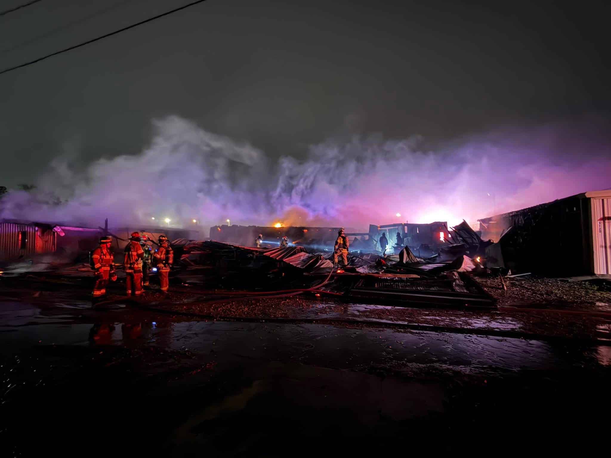 Early morning fire damages Broken Arrow storage business | Broken Arrow ...