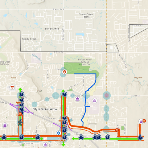 Reconnecting BA map