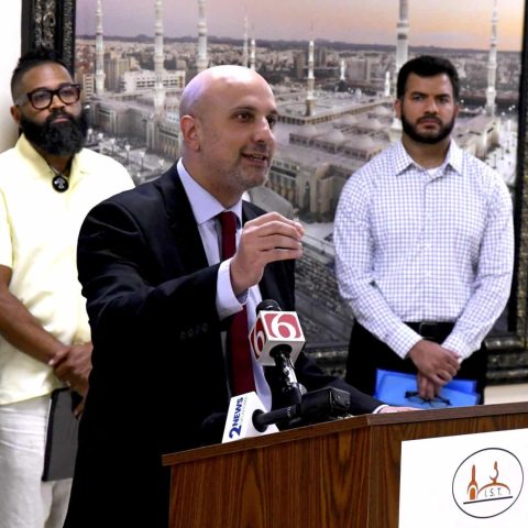 Broken Arrow mosque press conference