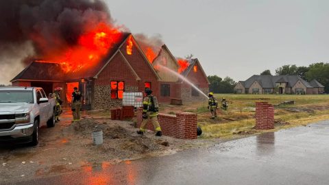 Fire near Broken Arrow