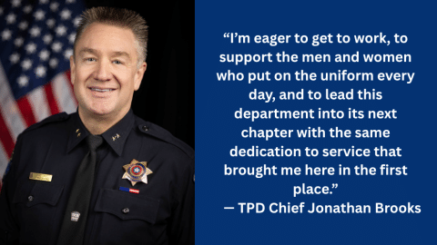 TPD Chief Jonathan Brooks